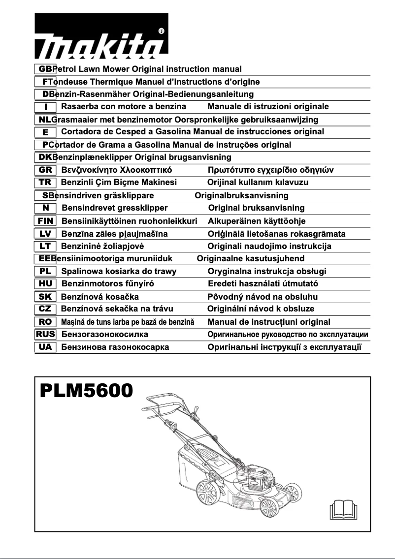 Page n°1 - Manuel utilisateur Makita PLM5600