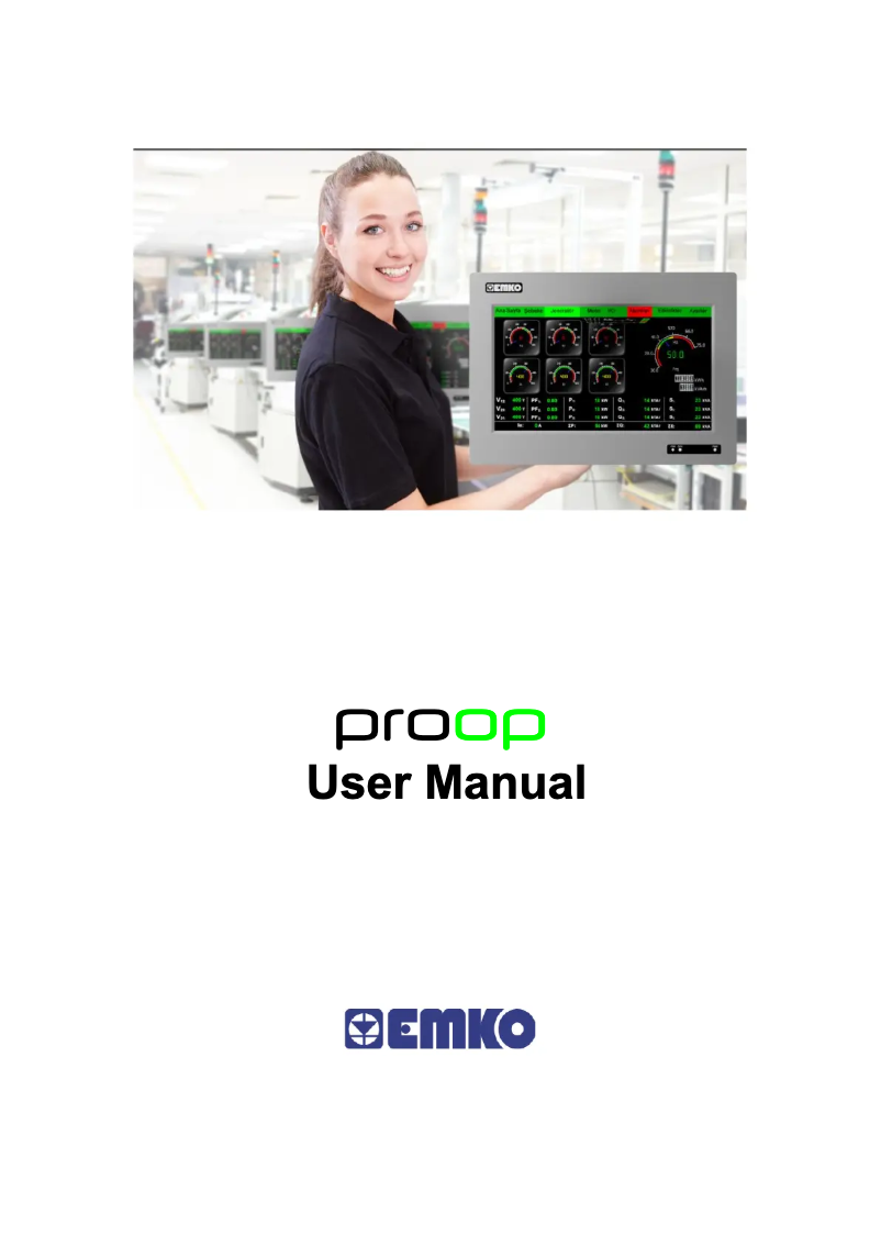 Página 1 del manual Manual de usuario Emko proop10L