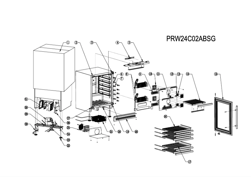 Page 1 de la notice Mode d'emploi Zephyr PRW24C02ABSG