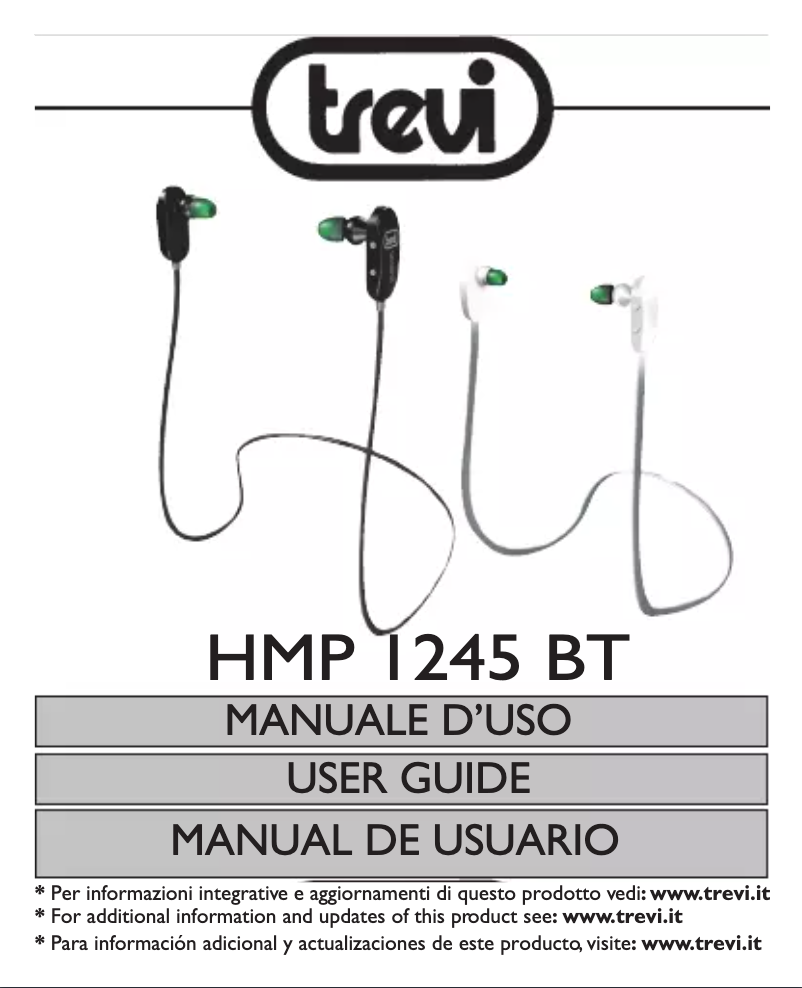 Page n°1 - Manuel utilisateur Trevi HMP 1245 BT