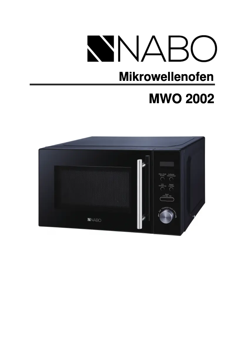 Page n°1 - Manuel utilisateur Nabo MWO 2002