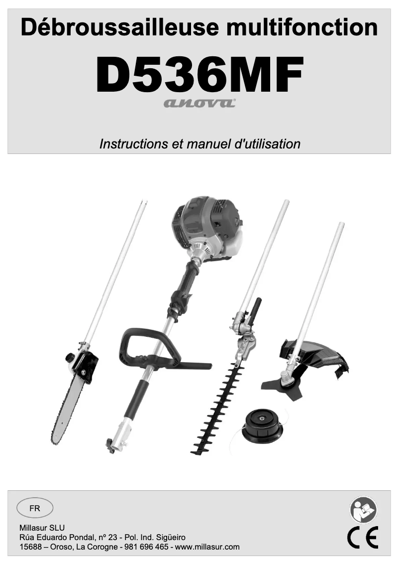 Página 1 del manual Manual de usuario Anova D536MF