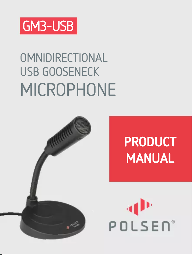 Page n°1 - Manuel utilisateur Polsen GM3-USB