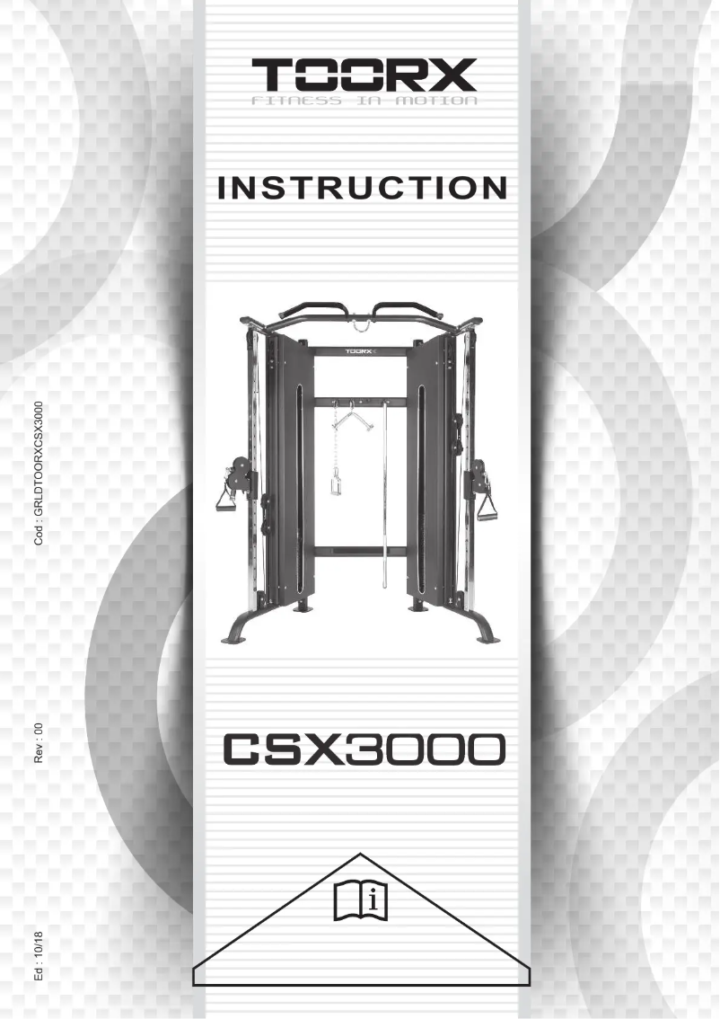 Image de la première page du manuel de l'appareil CSX-3000