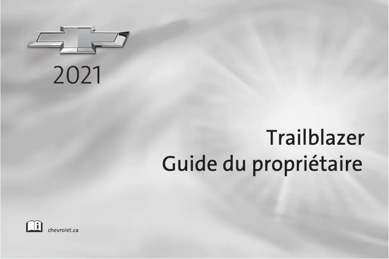 Page 1 de la notice Manuel utilisateur Chevrolet Trailblazer (2021)