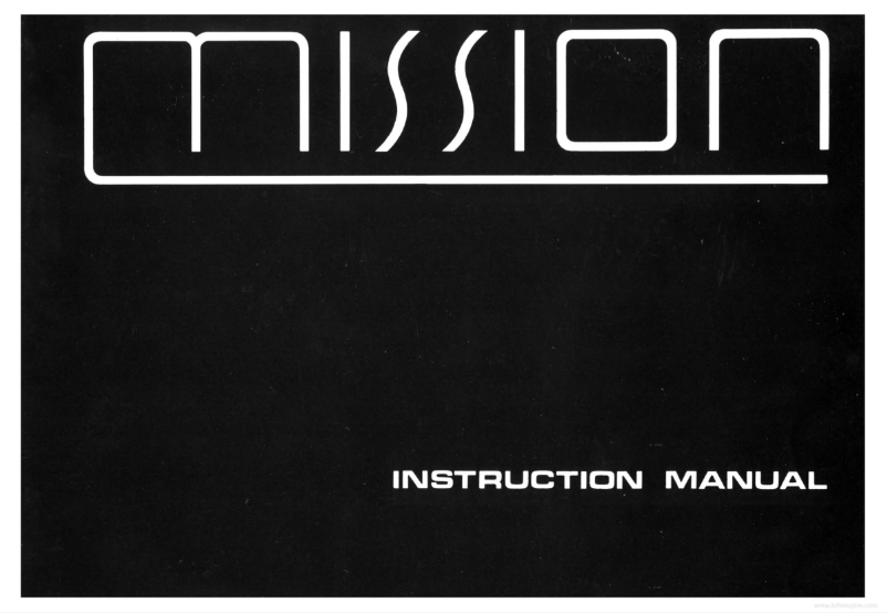 Página 1 del manual Manual de usuario Mission 760