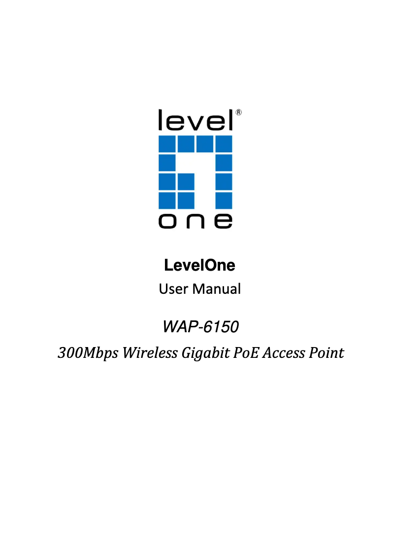 Image de la première page du manuel de l'appareil WAP-6150