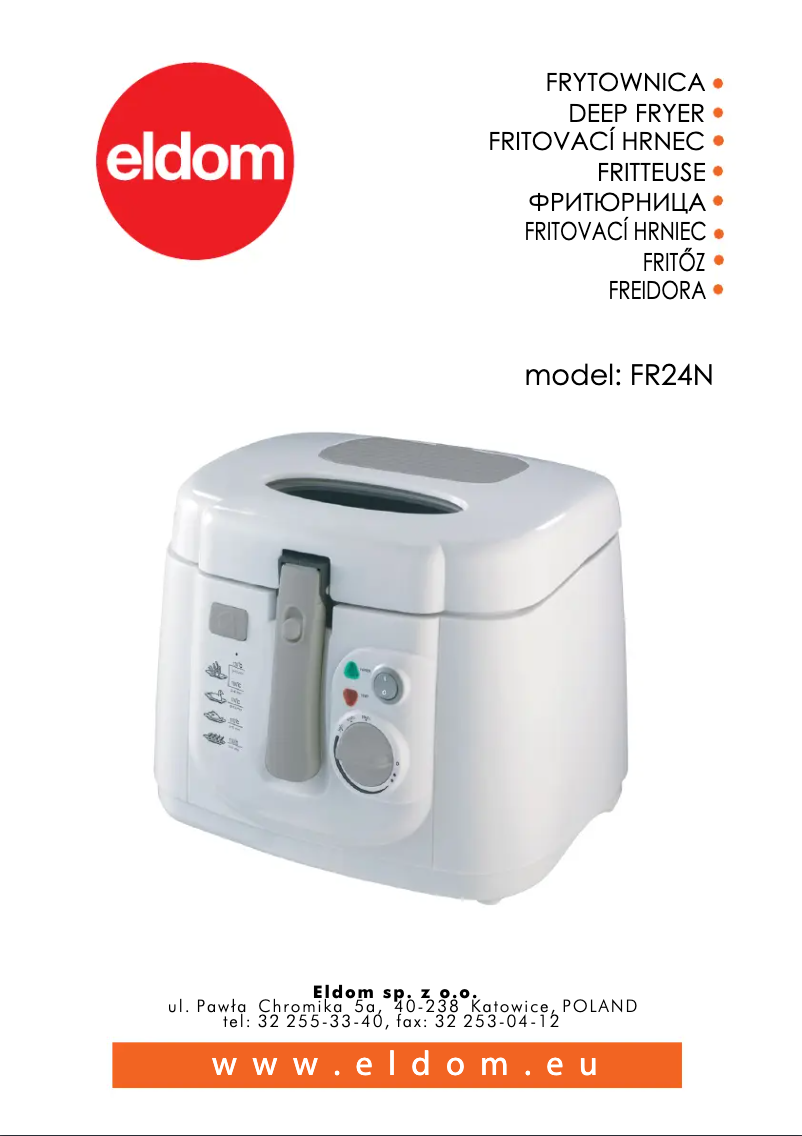 Página 1 del manual Manual de usuario Eldom FR24N