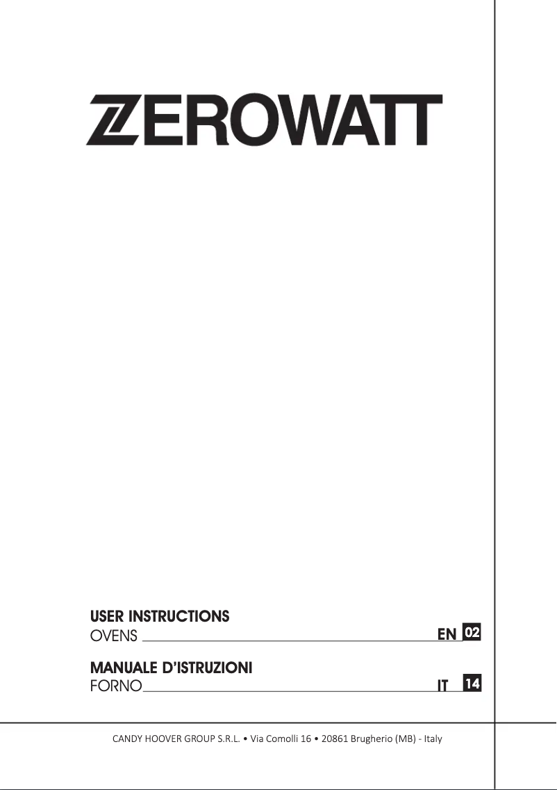 Image de la première page du manuel de l'appareil ZMS 603 XN