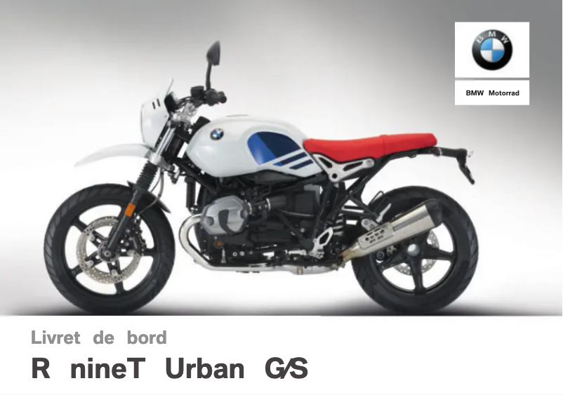Page 1 de la notice Manuel utilisateur BMW R nineT Urban G/S (2019)