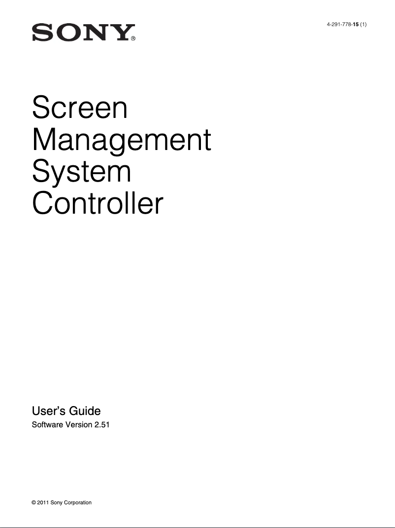 Página 1 del manual Manual de usuario Sony LMT-300
