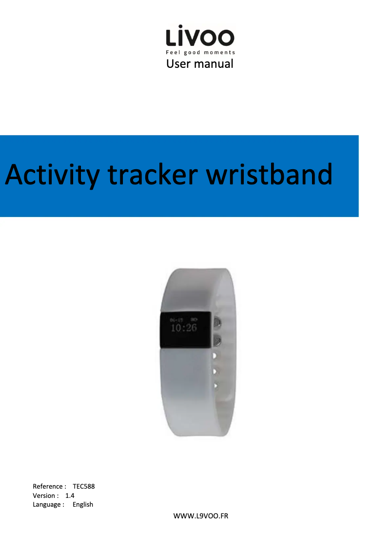 Image de la première page du manuel de l'appareil TEC588