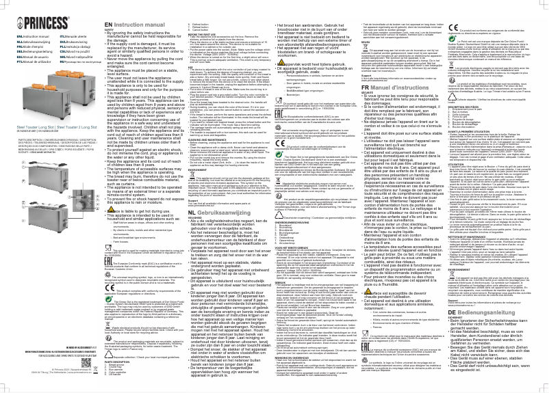 Imagen de la primera página del manual del dispositivo 142401