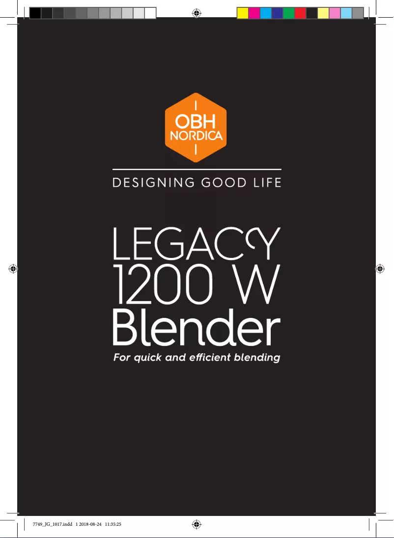 Page 1 de la notice Manuel utilisateur OBH Nordica Legacy