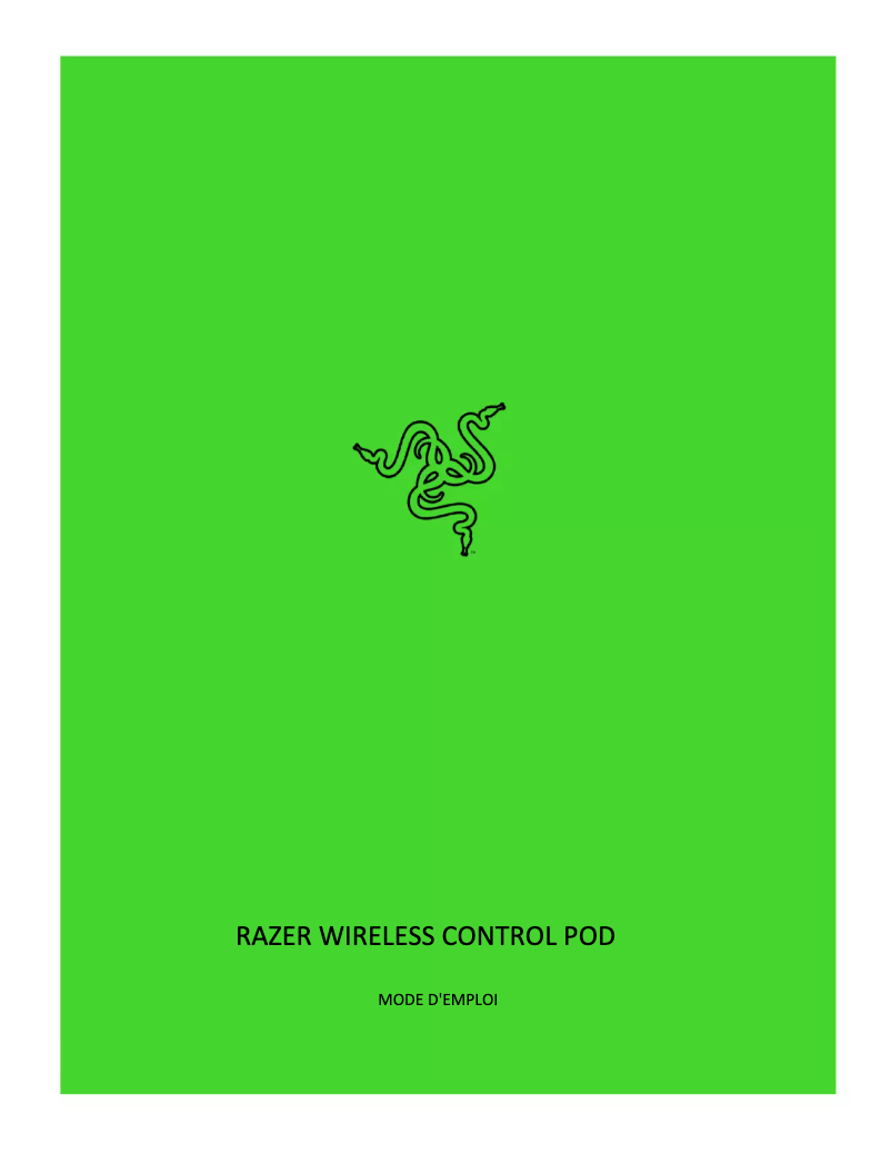 First page image of the manual for Wireless Control Pod