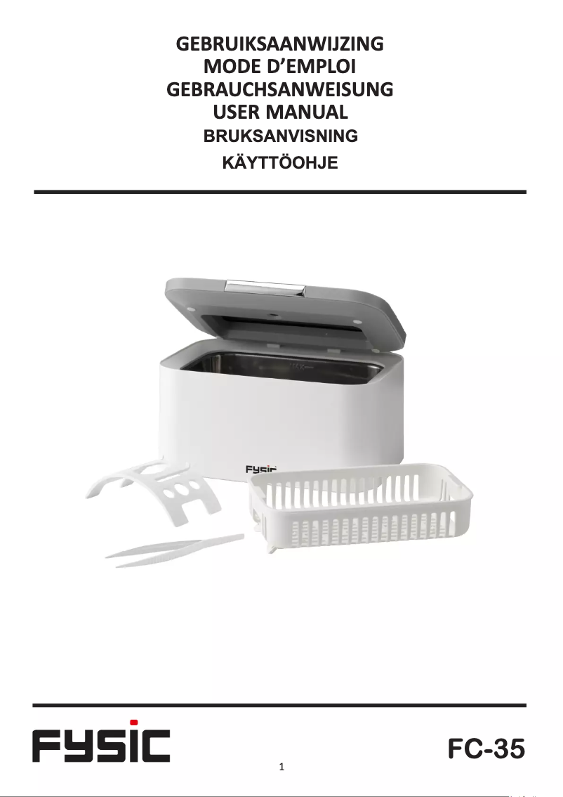 Página 1 del manual Manual de usuario Fysic FC35