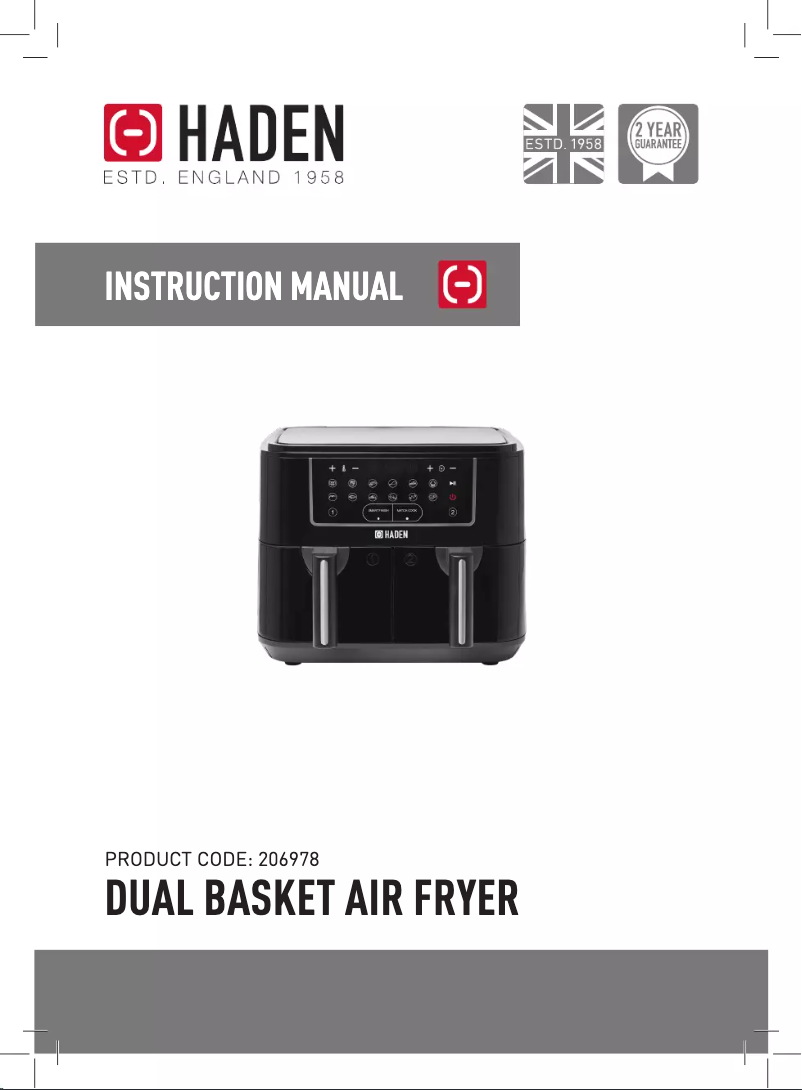 Image de la première page du manuel de l'appareil 206978