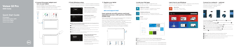 Page 1 de la notice Manuel utilisateur Dell Venue 5055