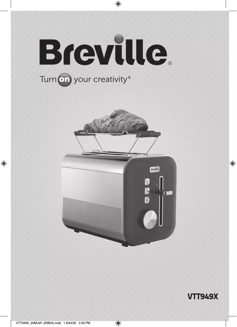 Page 1 de la notice Manuel utilisateur Breville High Gloss VTT949X