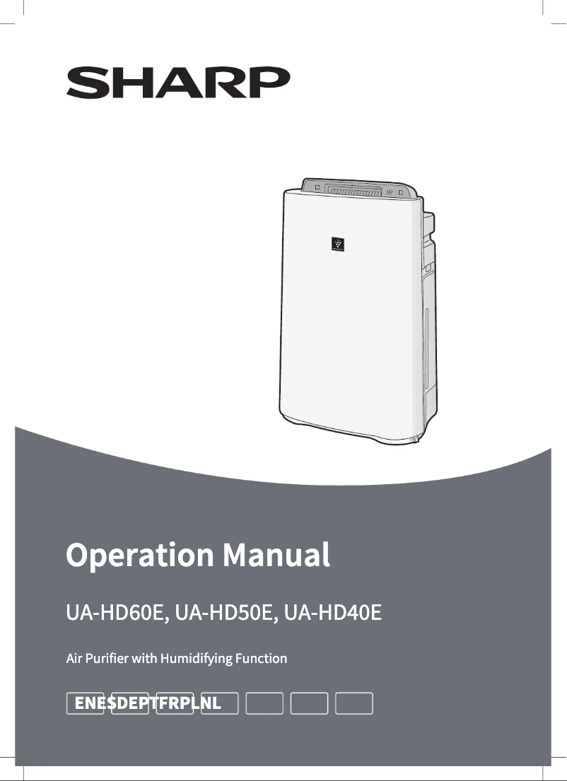 Page n°1 - Manuel utilisateur Sharp UA-HD60E