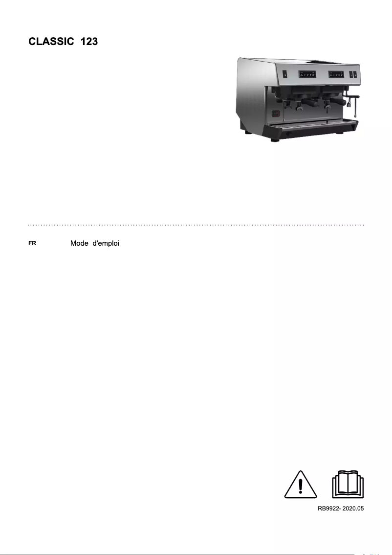 Page 1 de la notice Manuel utilisateur UNIC Classic 2