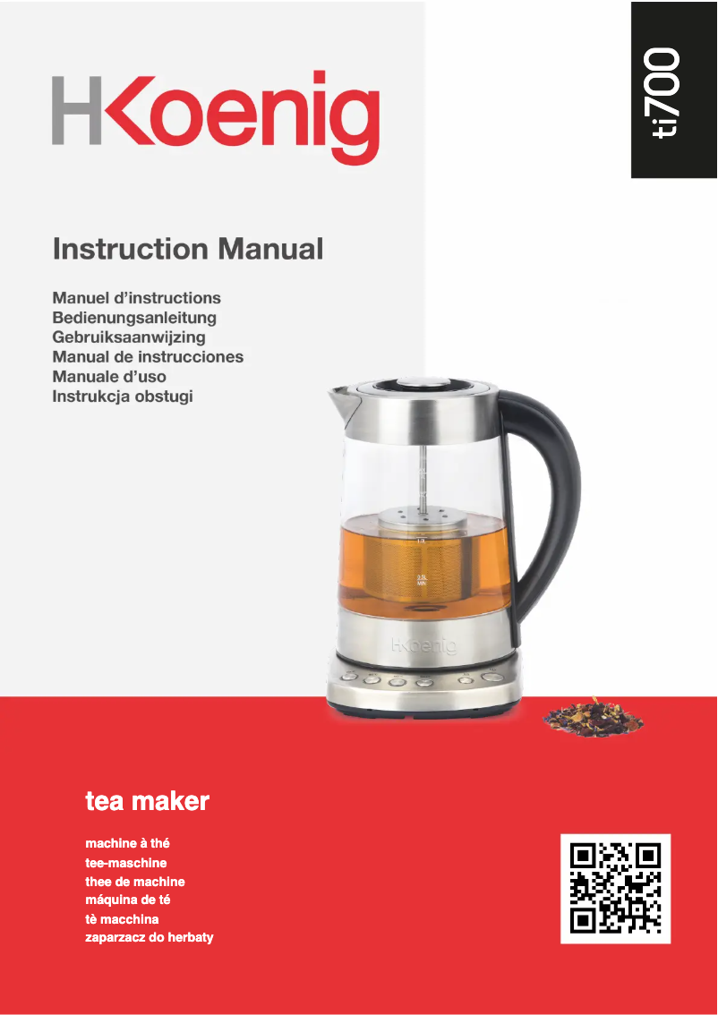 Image de la première page du manuel de l'appareil TI700