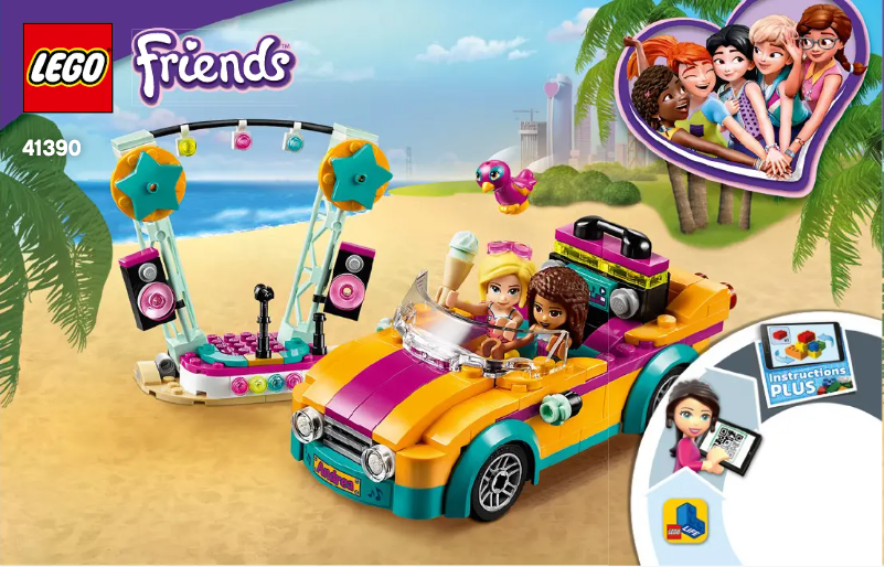 Page 1 de la notice Manuel utilisateur Lego Friends 41390