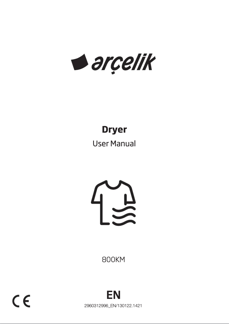 Page n°1 - Manuel utilisateur Arçelik 800 KM