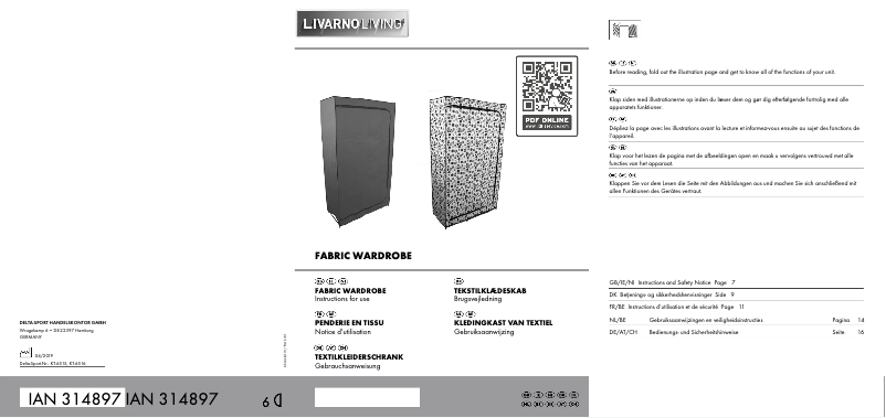 Page n°1 - Manuel utilisateur Livarno Lux IAN 314897