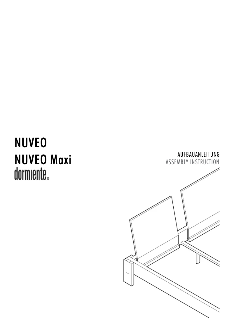 Page n°1 - Manuel utilisateur Dormiente Nuveo