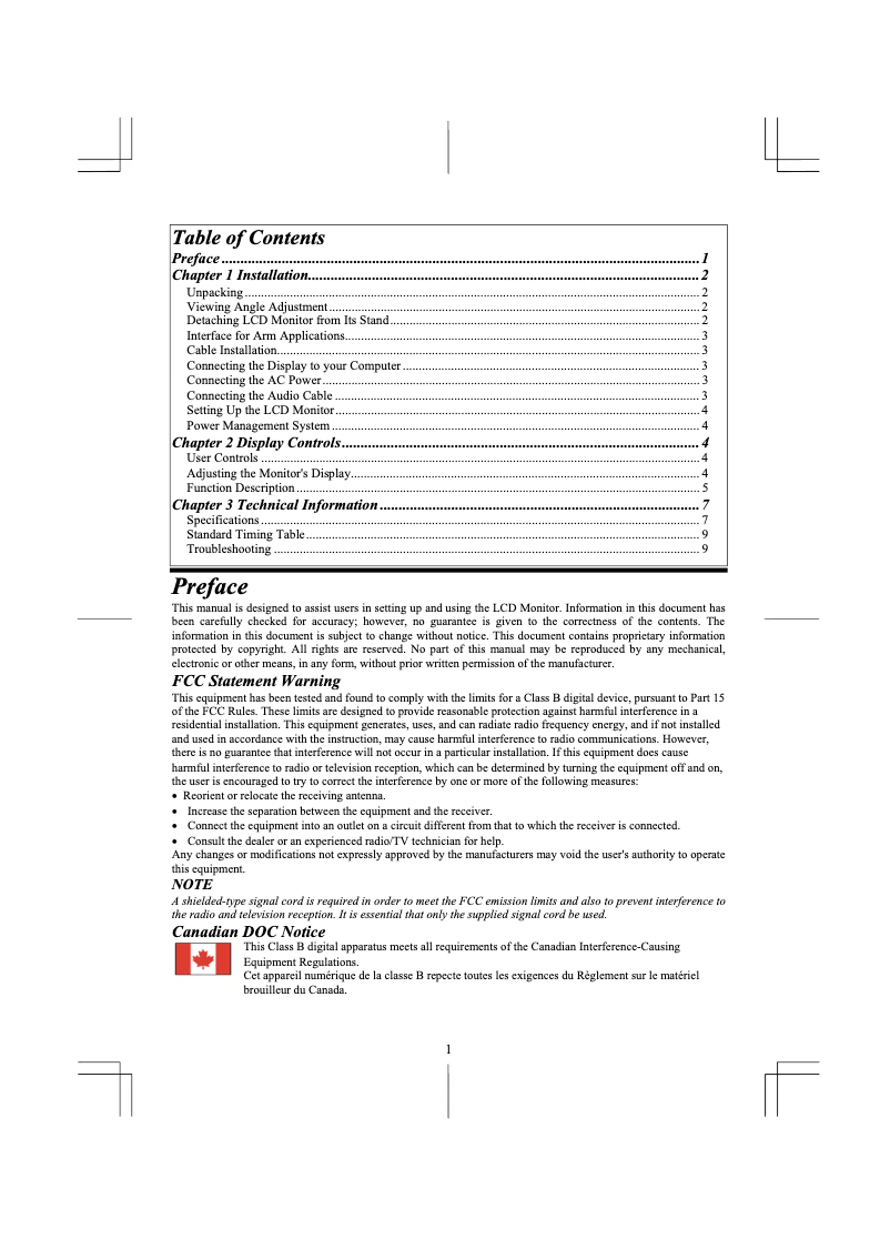 Página 1 del manual Manual de usuario Acer AL1911