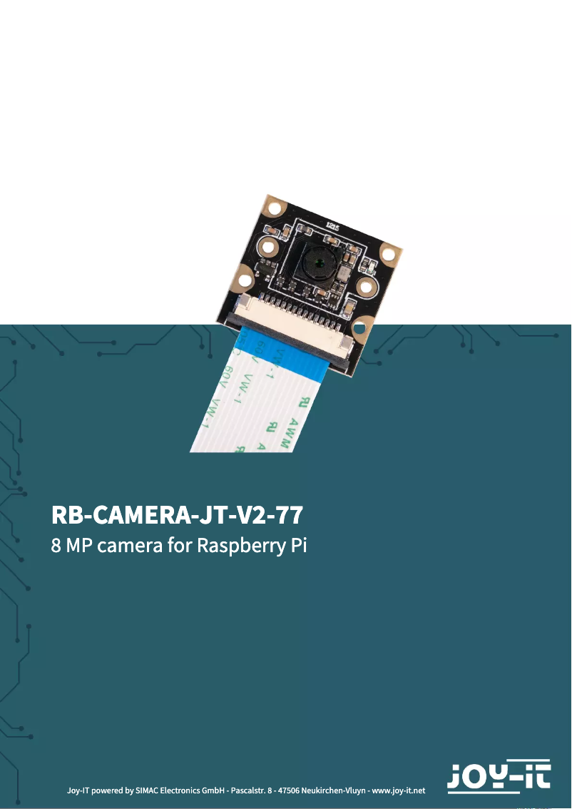 Image de la première page du manuel de l'appareil RB-CAMERA-JT-V2-77