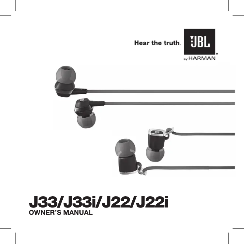 Image de la première page du manuel de l'appareil J33i