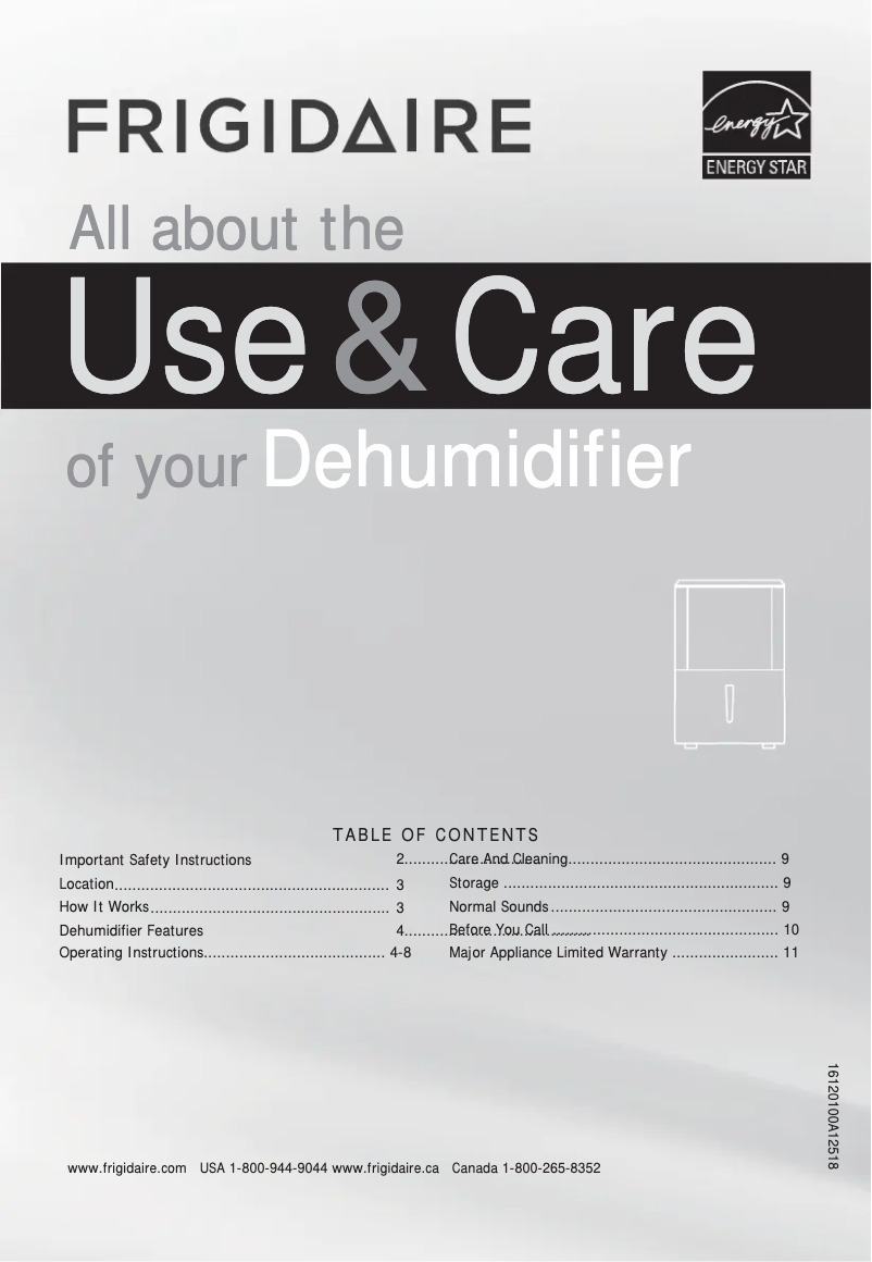 Image de la première page du manuel de l'appareil FFAD2233W1