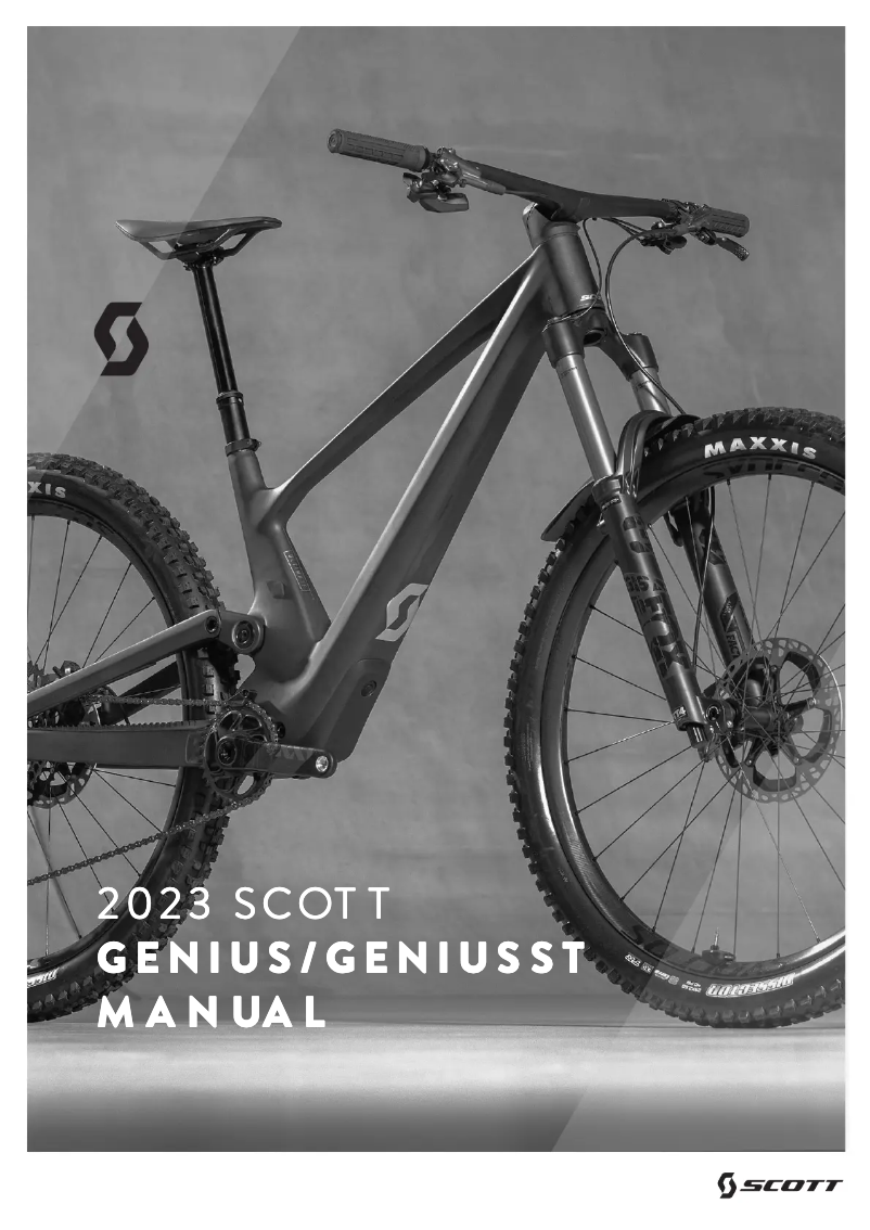 Page 1 de la notice Manuel utilisateur Scott Genius 940
