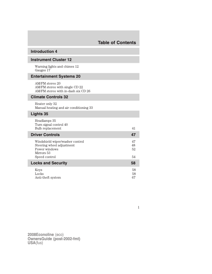 Image de la première page du manuel de l'appareil E-350 (2008)