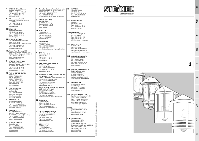 Image de la première page du manuel de l'appareil L 170 S