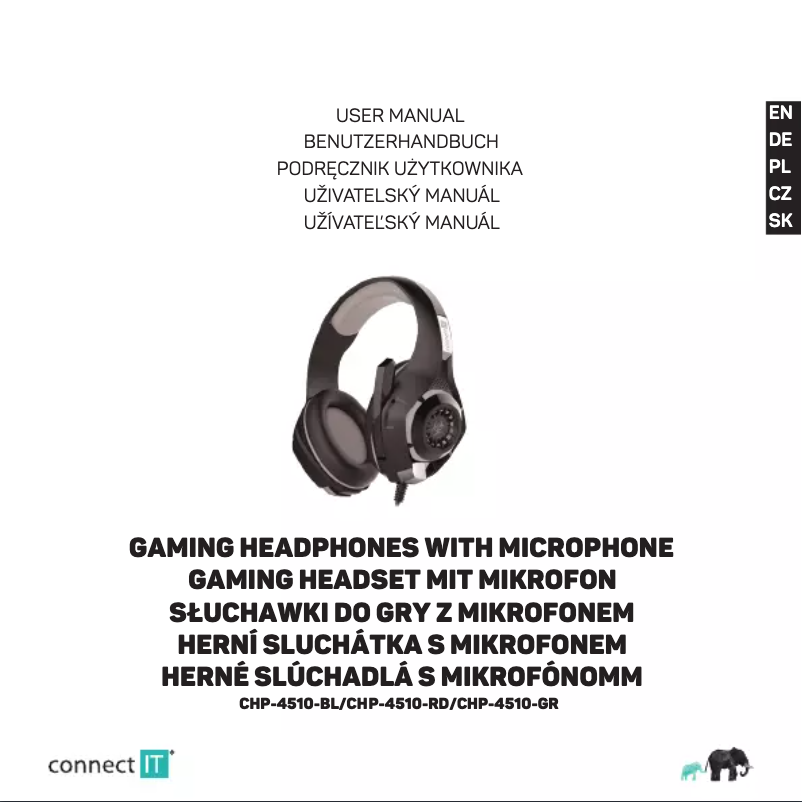 Page 1 de la notice Manuel utilisateur Connect IT CHP-4510-GR