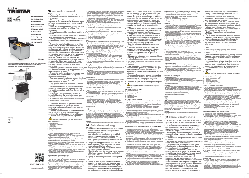 Image de la première page du manuel de l'appareil FR-6936