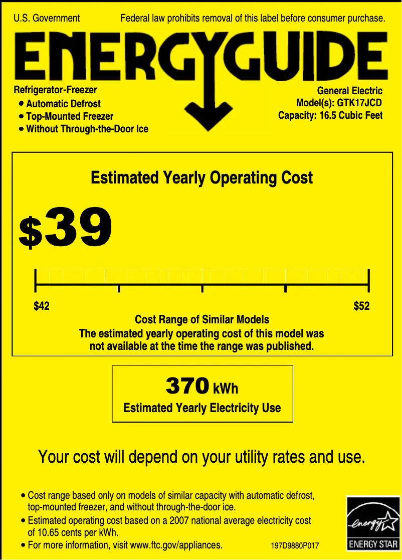 Image de la première page du manuel de l'appareil GTK17JCDBS