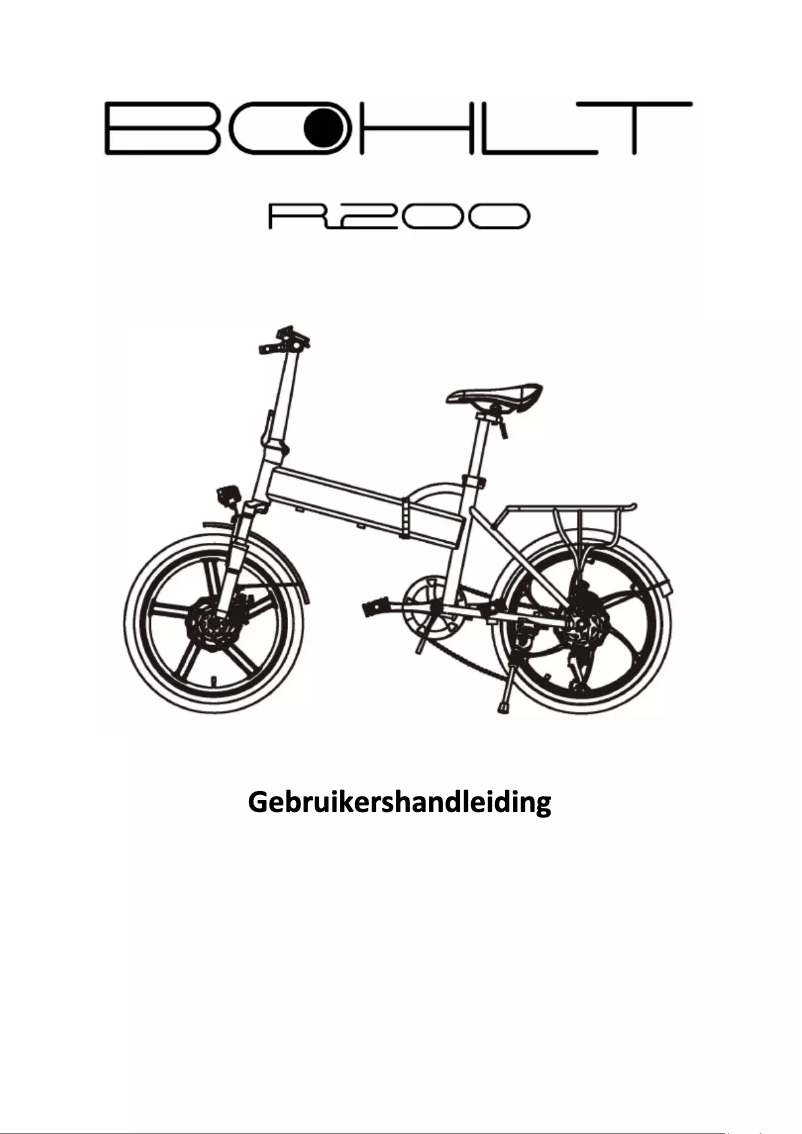 Page 1 de la notice Manuel utilisateur BOHLT R200AG