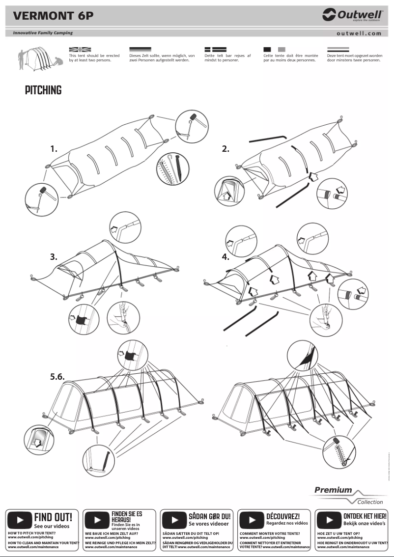 Image de la première page du manuel de l'appareil Vermont 6P