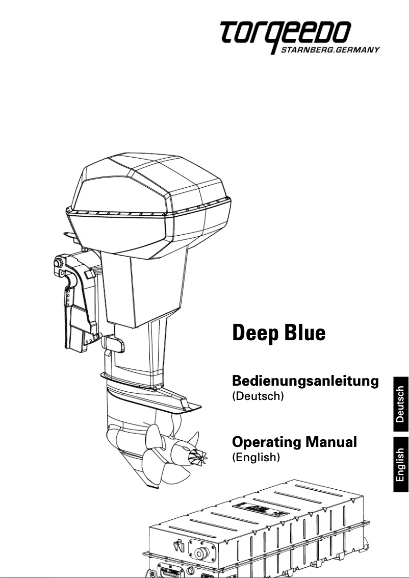 Página 1 del manual Manual de usuario Torqeedo Deep Blue