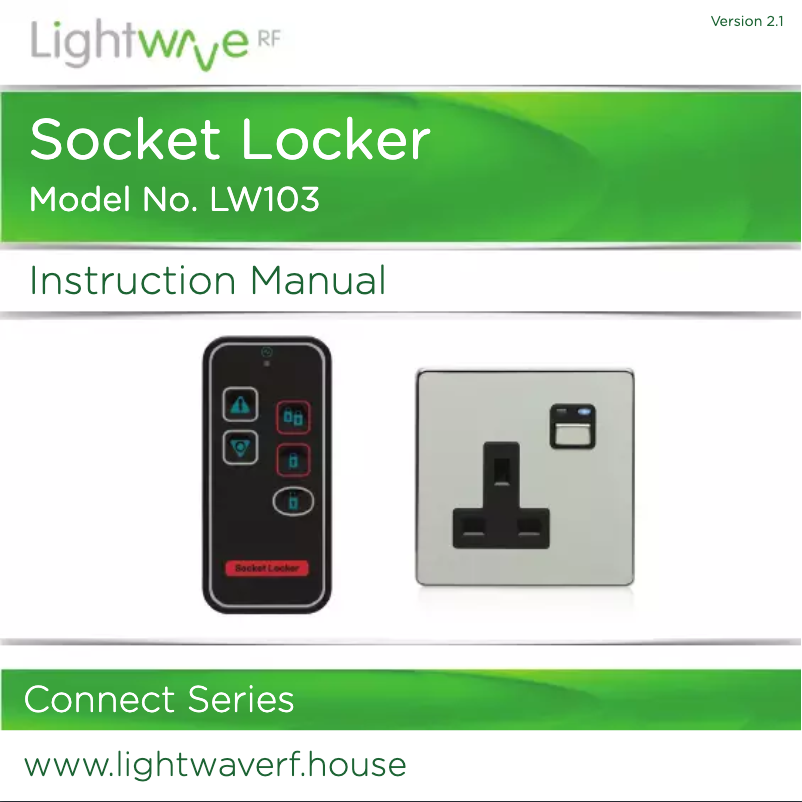 Page n°1 - Manuel utilisateur Lightwave LW103