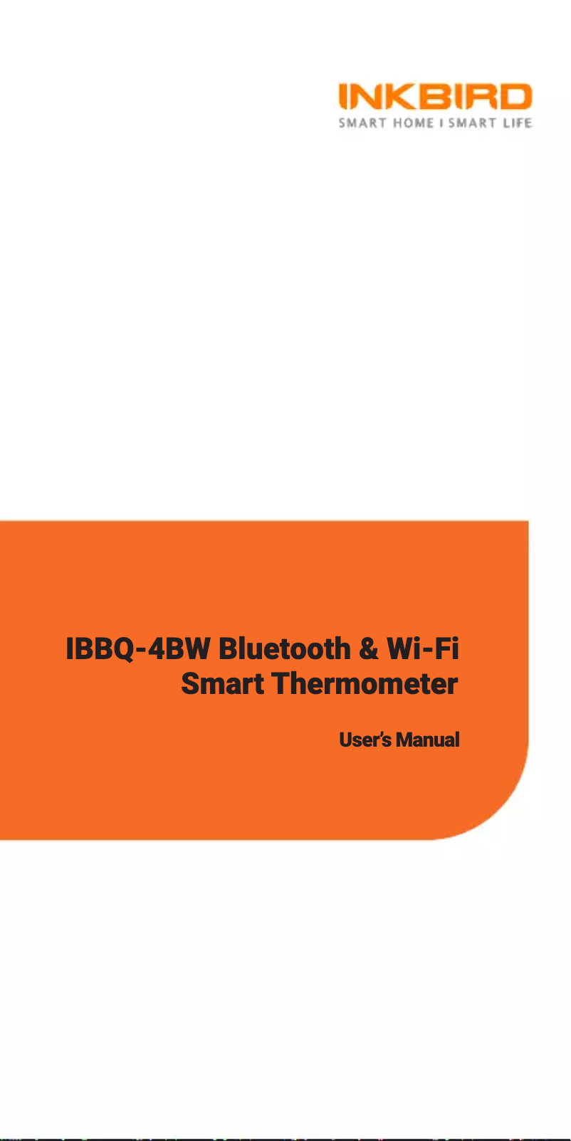 Page 1 de la notice Manuel utilisateur Inkbird IBBQ-4BW