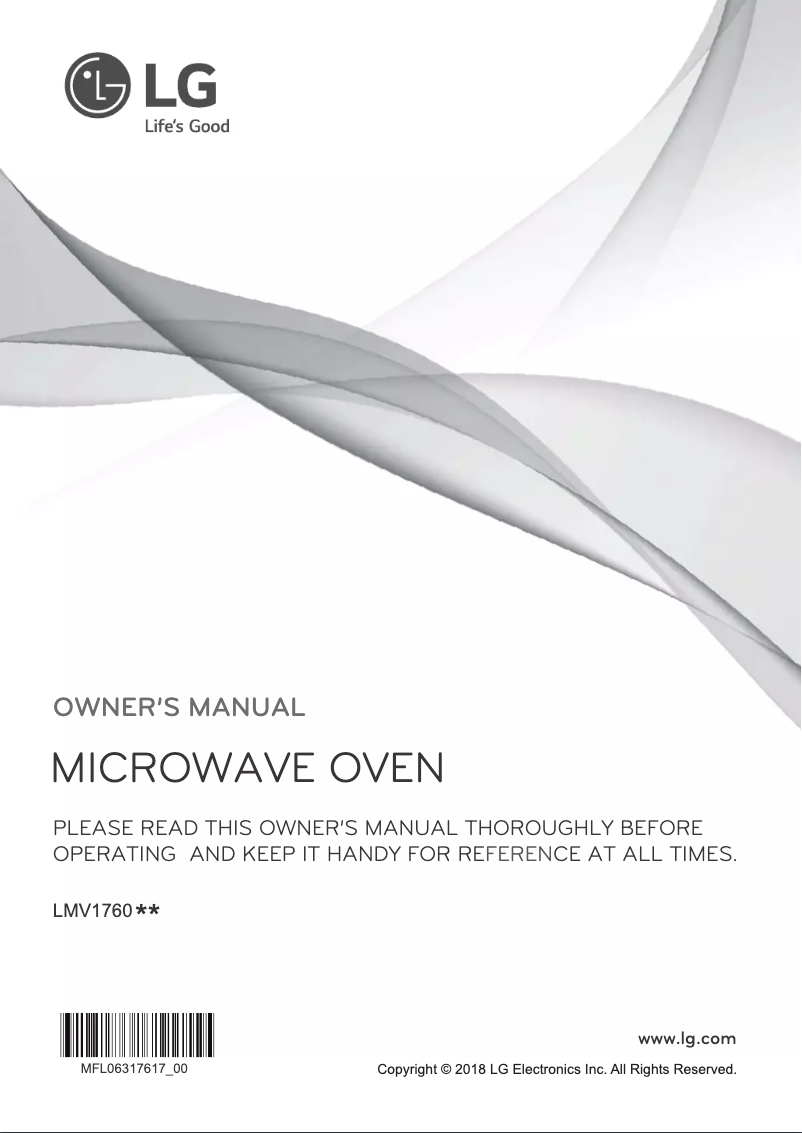 Image de la première page du manuel de l'appareil LMV1760ST