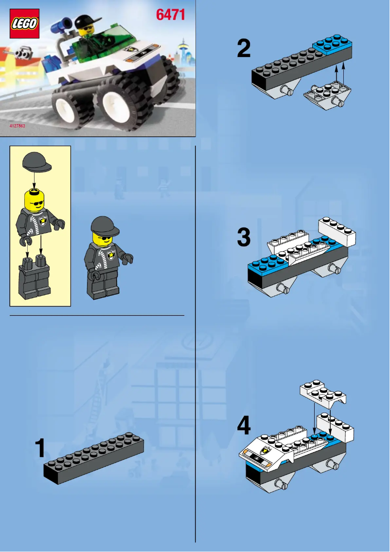 Page n°1 - Manuel utilisateur Lego 4WD Patrol Car
