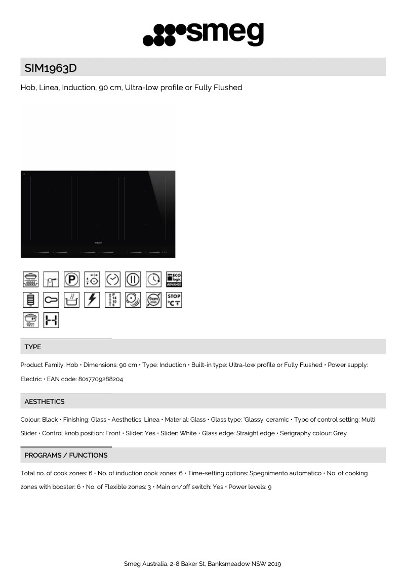 Image de la première page du manuel de l'appareil SIM1963D