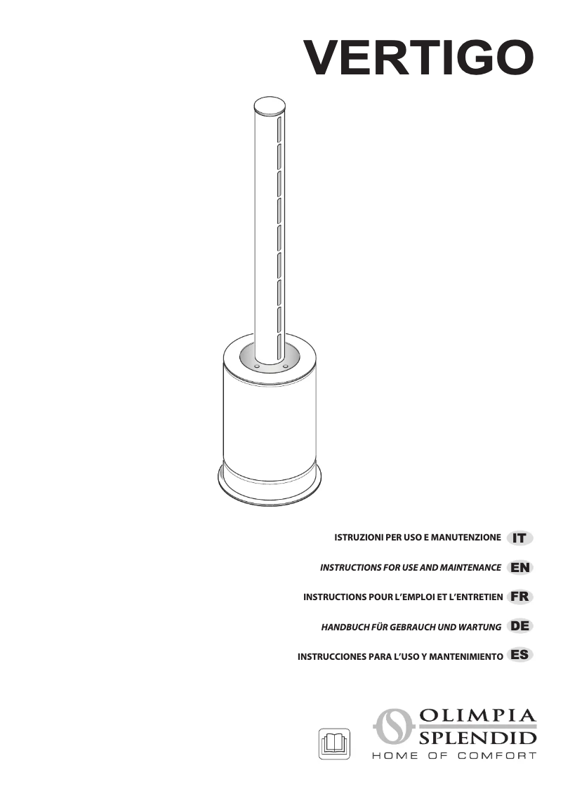 Page 1 de la notice Manuel utilisateur Olimpia Splendid Vertigo