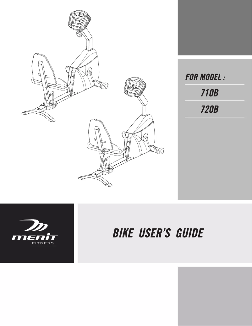 Page 1 de la notice Manuel utilisateur Merit 710B